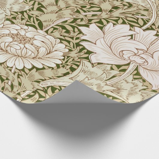 Chrysanthemum Gold, William Morris Geschenkpapier (Ecke)