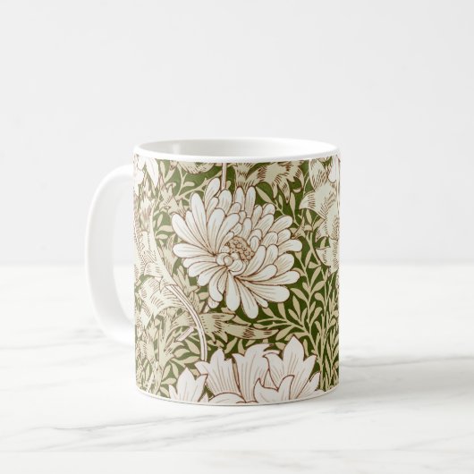Chrysanthemum Gold, William Morris Kaffeetasse (Vorderseite Links)