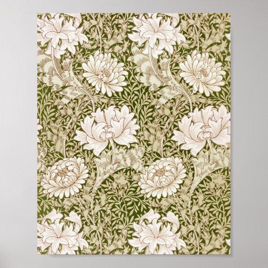 Chrysanthemum Gold, William Morris Poster (Vorne)