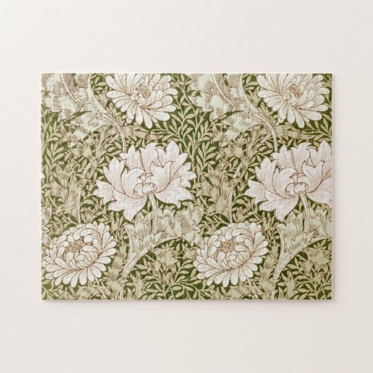 Chrysanthemum Gold, William Morris Puzzle (Horizontal)