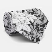 Chrysanthemum Gray, William Morris Krawatte (Gerollt)