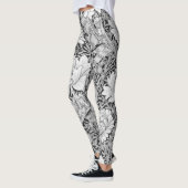 Chrysanthemum Gray, William Morris Leggings (Links)