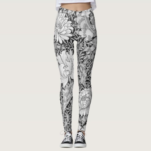 Chrysanthemum Gray, William Morris Leggings (Vorderseite)