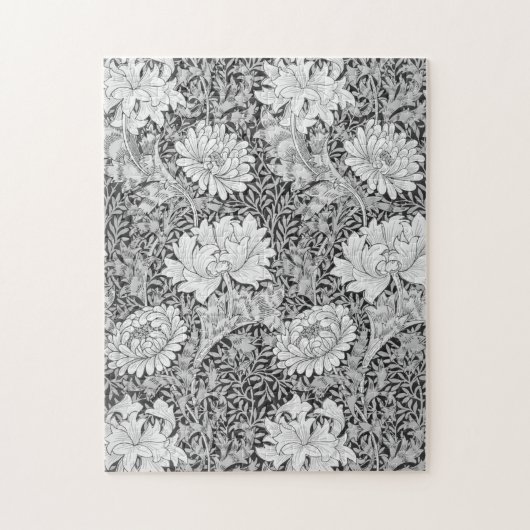 Chrysanthemum Gray, William Morris Puzzle (Vertikal)
