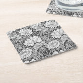 Chrysanthemum Gray, William Morris Rechteckiger Pappuntersetzer (angewinkelt)