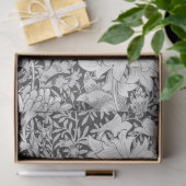 Chrysanthemum Gray, William Morris Seidenpapier (Geschenk)