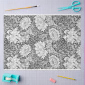 Chrysanthemum Gray, William Morris Seidenpapier (Basteln)