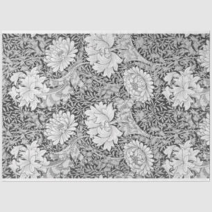 Chrysanthemum Gray, William Morris Seidenpapier