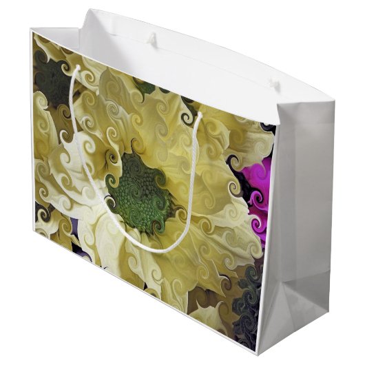 CHRYSANTHEMUM GROßE GESCHENKTÜTE (Rückseite Schrägansicht)