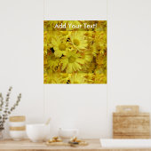Chrysanthemum Group Pflanzen Yellow Poster (Küche)
