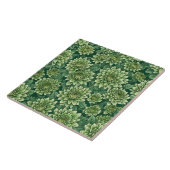 Chrysanthemum grüne Blume Fliese (Seite)