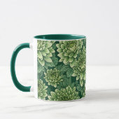 Chrysanthemum grüne Blume Tasse (Links)