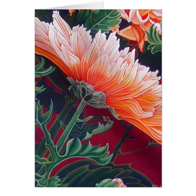 Chrysanthemum - Grußkarte (Vorne)