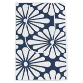 Chrysanthemum [indigo] - Japanese Pattern Mittlere Geschenktüte (Vorderseite)