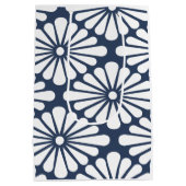 Chrysanthemum [indigo] - Japanese Pattern Mittlere Geschenktüte (Rückseite)