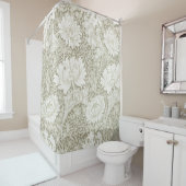 Chrysanthemum Ivory, William Morris Duschvorhang (Beispiel)