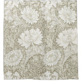 Chrysanthemum Ivory, William Morris Duschvorhang (Vorderseite)