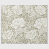 Chrysanthemum Ivory, William Morris Geschenkpapier (Flach)