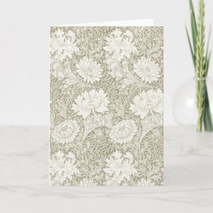 Chrysanthemum Ivory, William Morris Karte