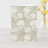 Chrysanthemum Ivory, William Morris Karte (Gelbe Blume)