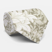 Chrysanthemum Ivory, William Morris Krawatte (Gerollt)