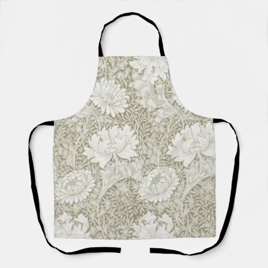 Chrysanthemum Ivory, William Morris Schürze (Vorderseite)