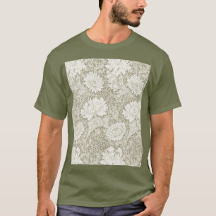 Chrysanthemum Ivory, William Morris T-Shirt