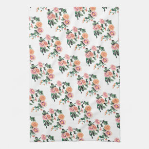 Chrysanthemum, japanisches Design Geschirrtuch