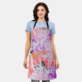 Chrysanthemum, japanisches Design Schürze (Getragen)