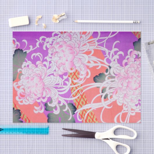Chrysanthemum, japanisches Design Seidenpapier (Handwerk)