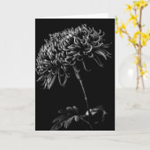 Chrysanthemum Karte (Gelbe Blume)