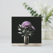 Chrysanthemum Karte (Stehend Vorderseite)