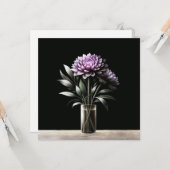 Chrysanthemum Karte (Vorderseite/Rückseite Beispiel)