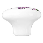 Chrysanthemum Keramikknauf (Seitenansicht)