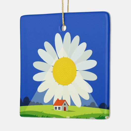 Chrysanthemum Keramikornament (Links)