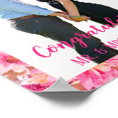 Chrysanthemum-Liebe in rosa Blütenpracht Poster (Ecke)