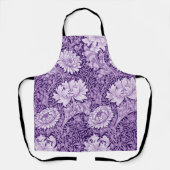 Chrysanthemum Lila, William Morris Schürze (Vorderseite)