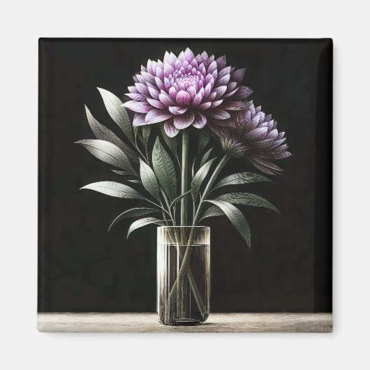 Chrysanthemum Magnet (Vorne)