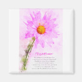 Chrysanthemum Magnet (Vorne)