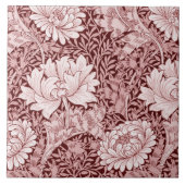 Chrysanthemum Maroon, William Morris Fliese (Vorderseite)