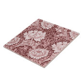 Chrysanthemum Maroon, William Morris Fliese (Seite)