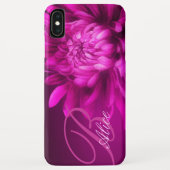 Chrysanthemum mauve benutzerdefiniertes iPhone-Geh Case-Mate iPhone Hülle (Rückseite)