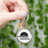 Chrysanthemum mit Wasser Schlüsselanhänger (Hand)