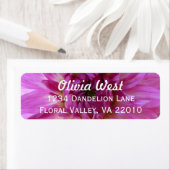 Chrysanthemum "Mum" Adressetiketten (Insitu)