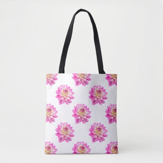 Chrysanthemum Muster - Vollfarbigkeit Tasche (Vorderseite)
