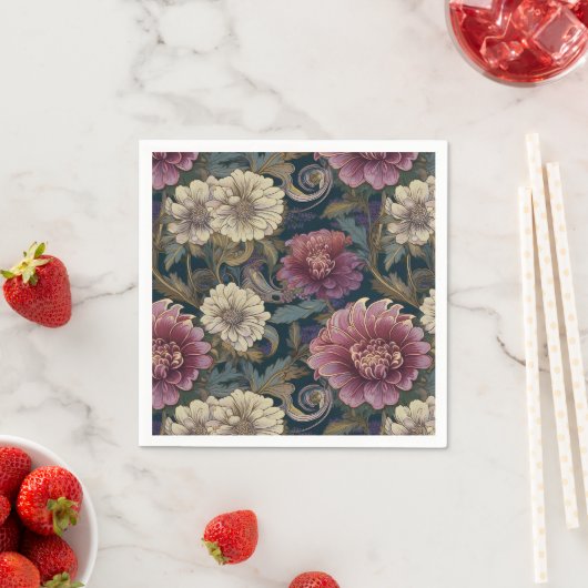 Chrysanthemum Napkin Serviette (Beispiel)