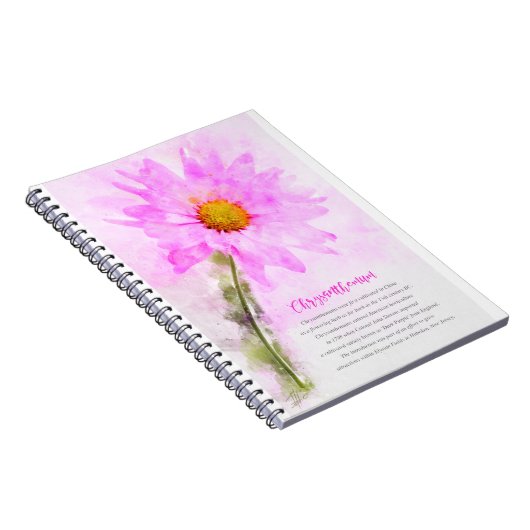 Chrysanthemum Notizblock (Rechte Seite)