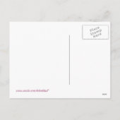 Chrysanthemum Ostergruß - Postkarte (Rückseite)