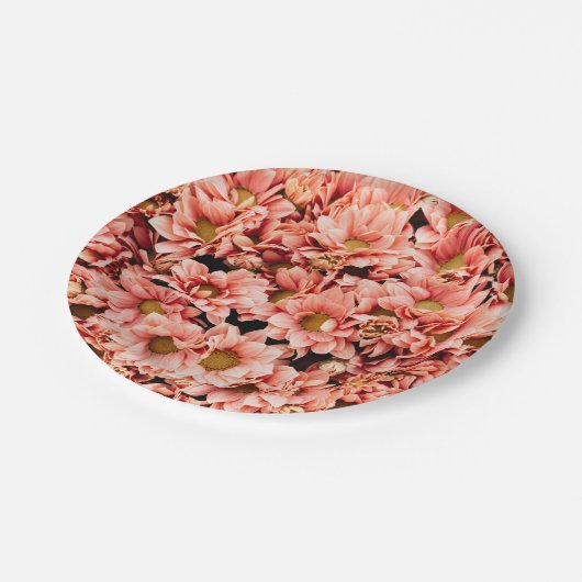 Chrysanthemum Pappteller (Schrägansicht)