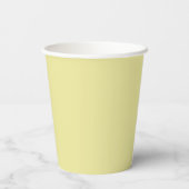 Chrysanthemum Party Cup mit Zitat Pappbecher (Rückseite)